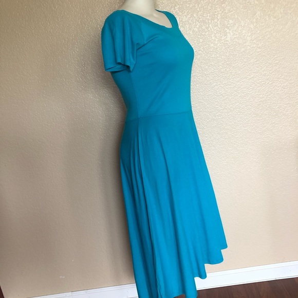 New Soft Surroundings Hi-Low Asymmetrical Maxi Midi Knit Dress S Blue - Picture 2 of 8